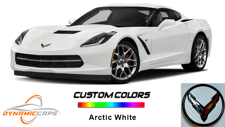 Arctic White Custom C7/C8 DynamicCaps